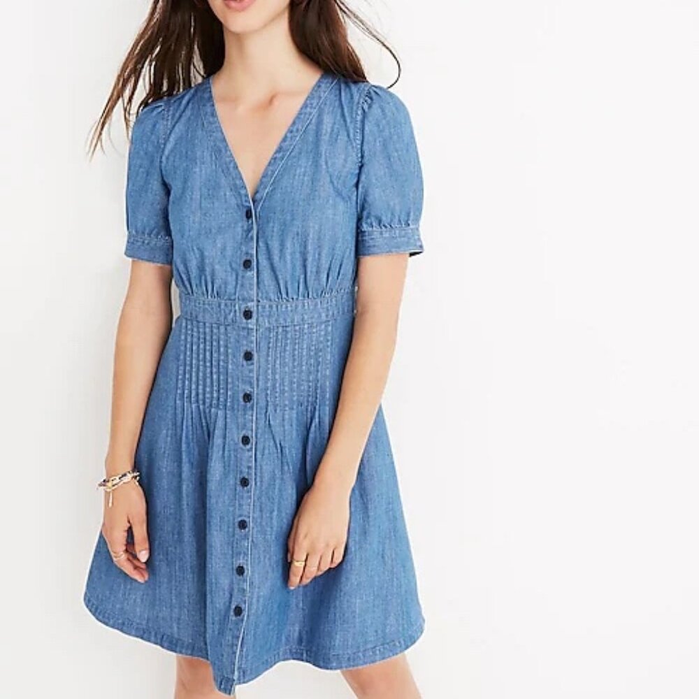 Denim Daylily Madewell Dress Size 0